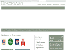 Tablet Screenshot of boscrowan.co.uk